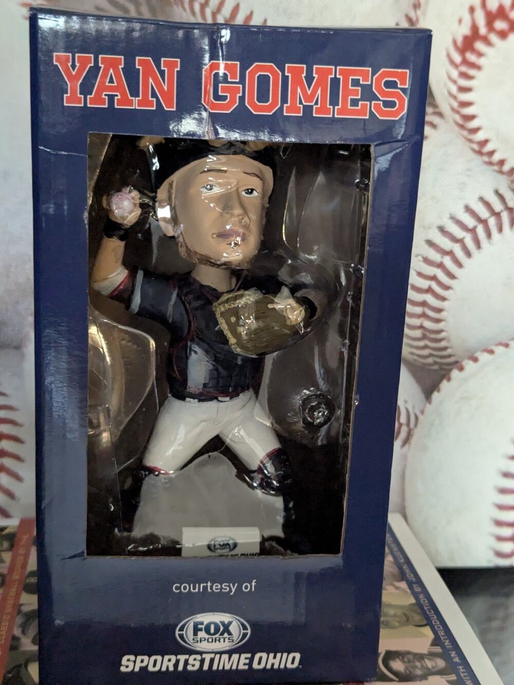 ⚾ Yan Gomes Cleveland Indians SGA 2016 Bobblehead NIB MLB Catcher